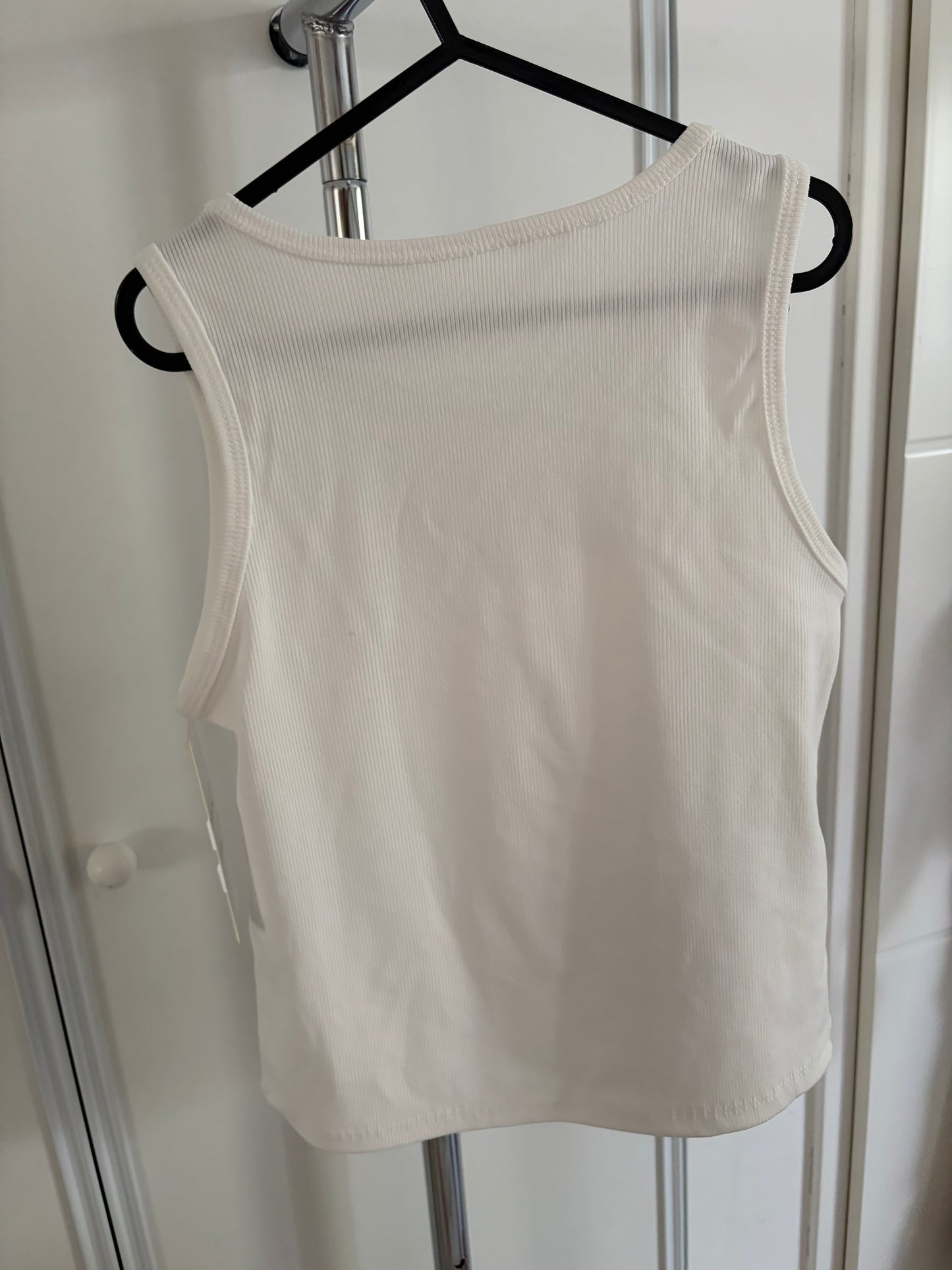 Débardeur rose et blanc