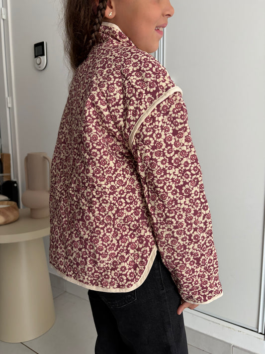 Veste fleurie mi-saison 🌺