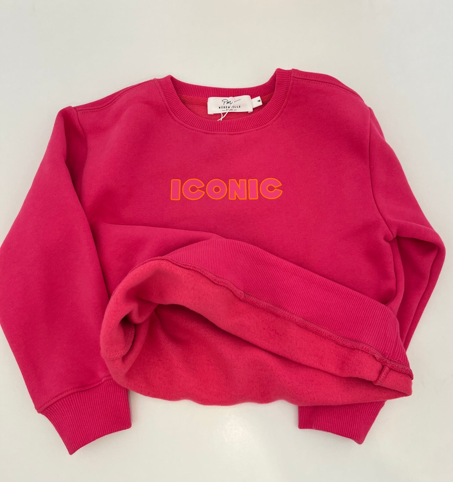 Sweat enfant rose « ICONIC »
