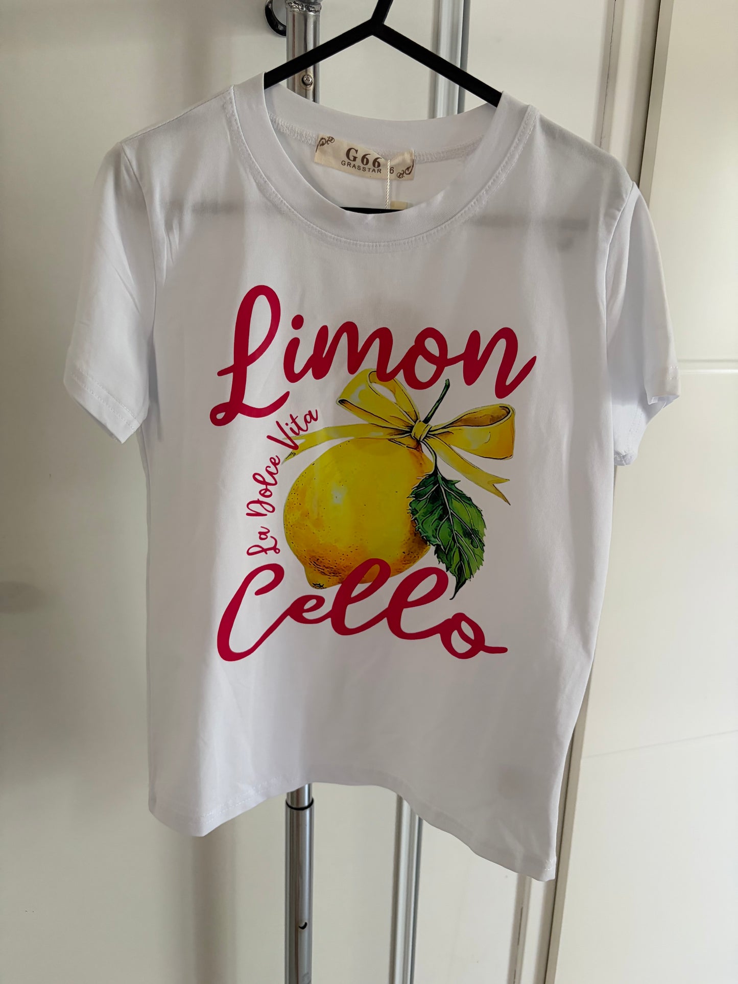 Tee-shirt blanc «  limon cello »