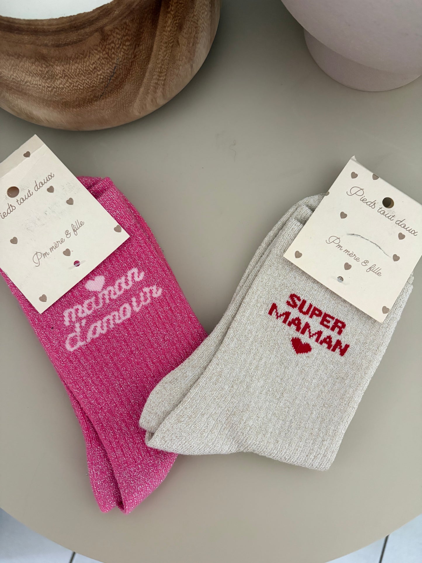 Chaussettes pour les super mamans ! 💖