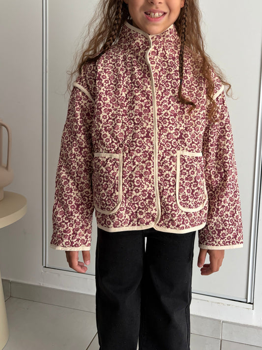 Veste fleurie mi-saison 🌺