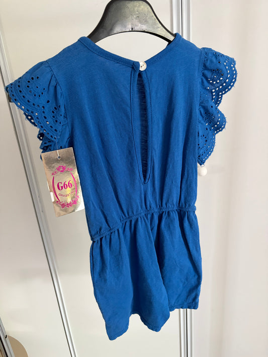 Combinaison short bleue