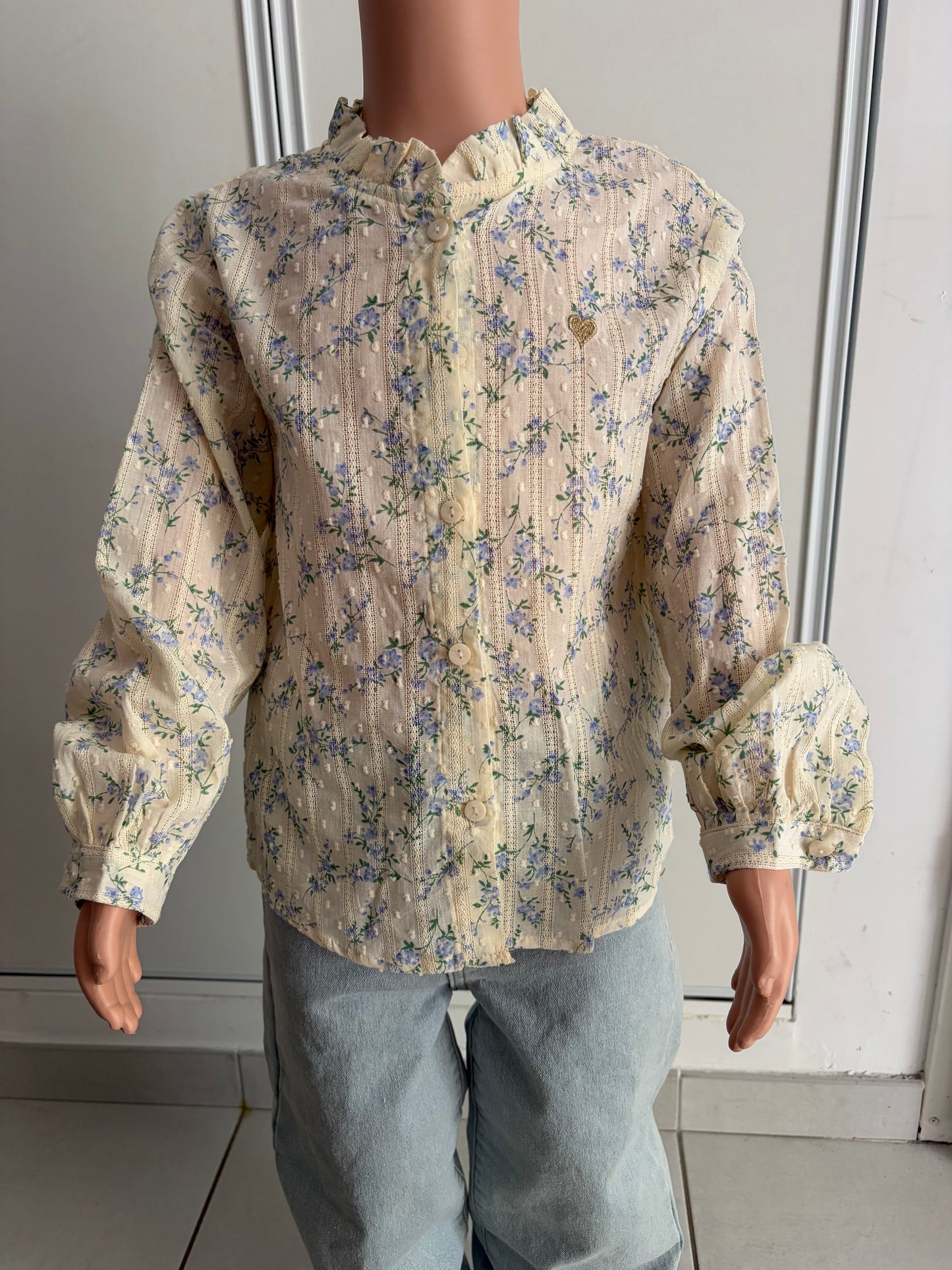 Blouse fleurie