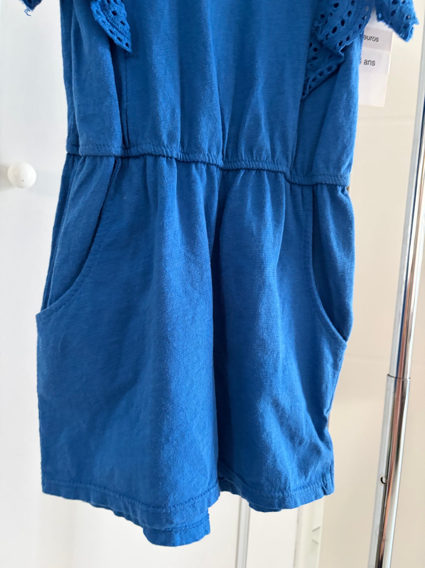 Combinaison short bleue