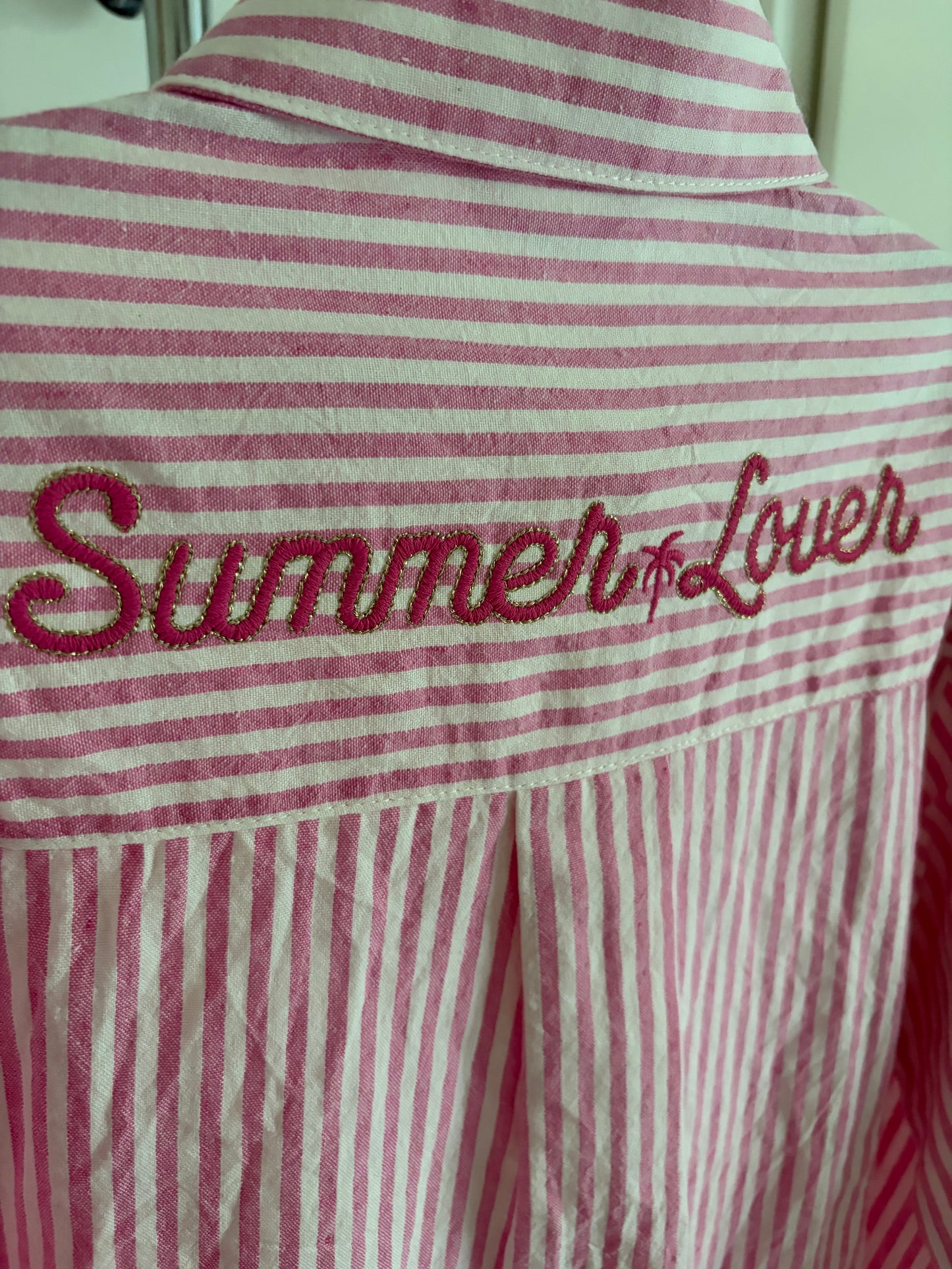 Chemise rose rayé «  Summer Love »