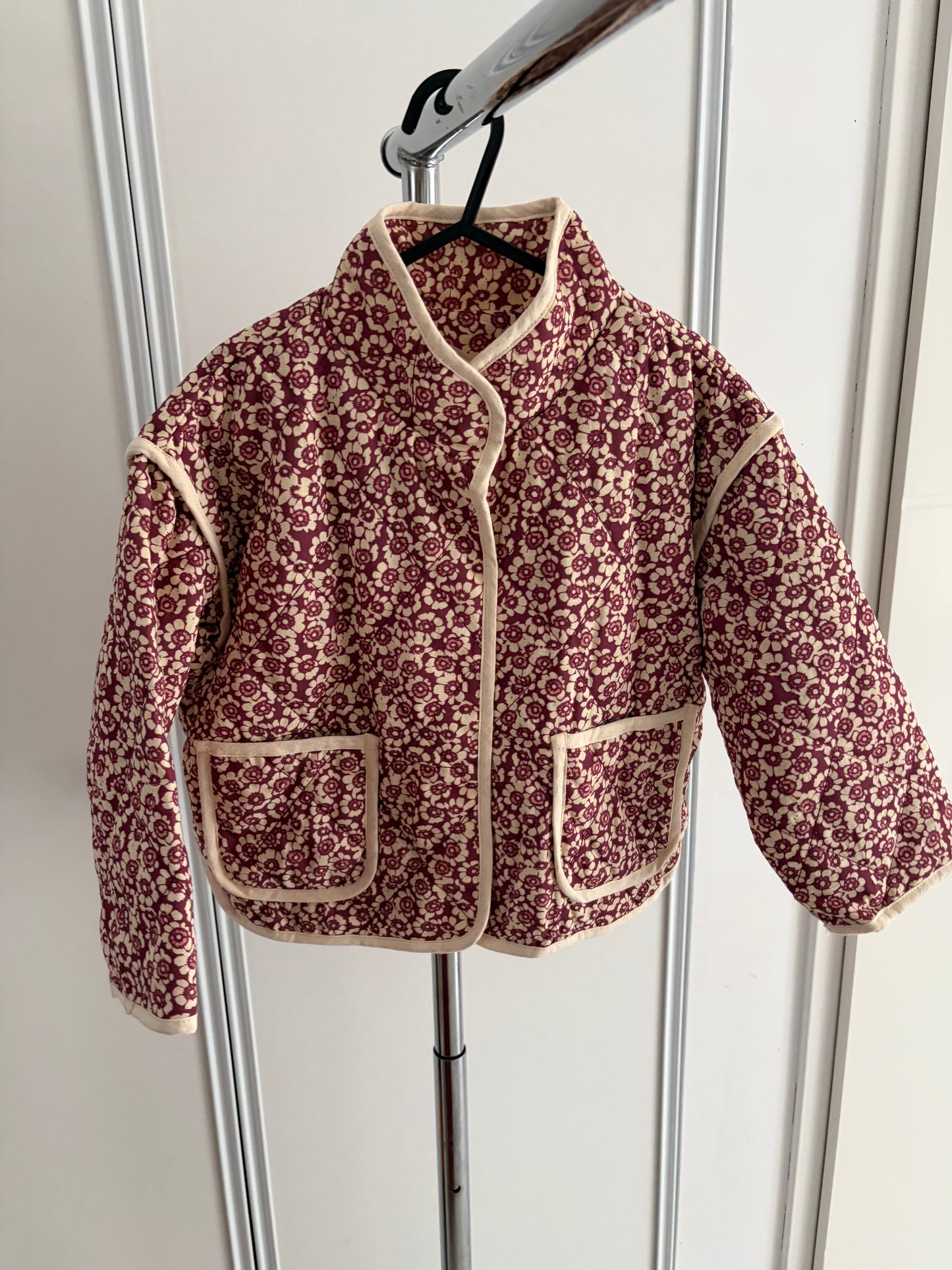 Veste fleurie mi-saison 🌺