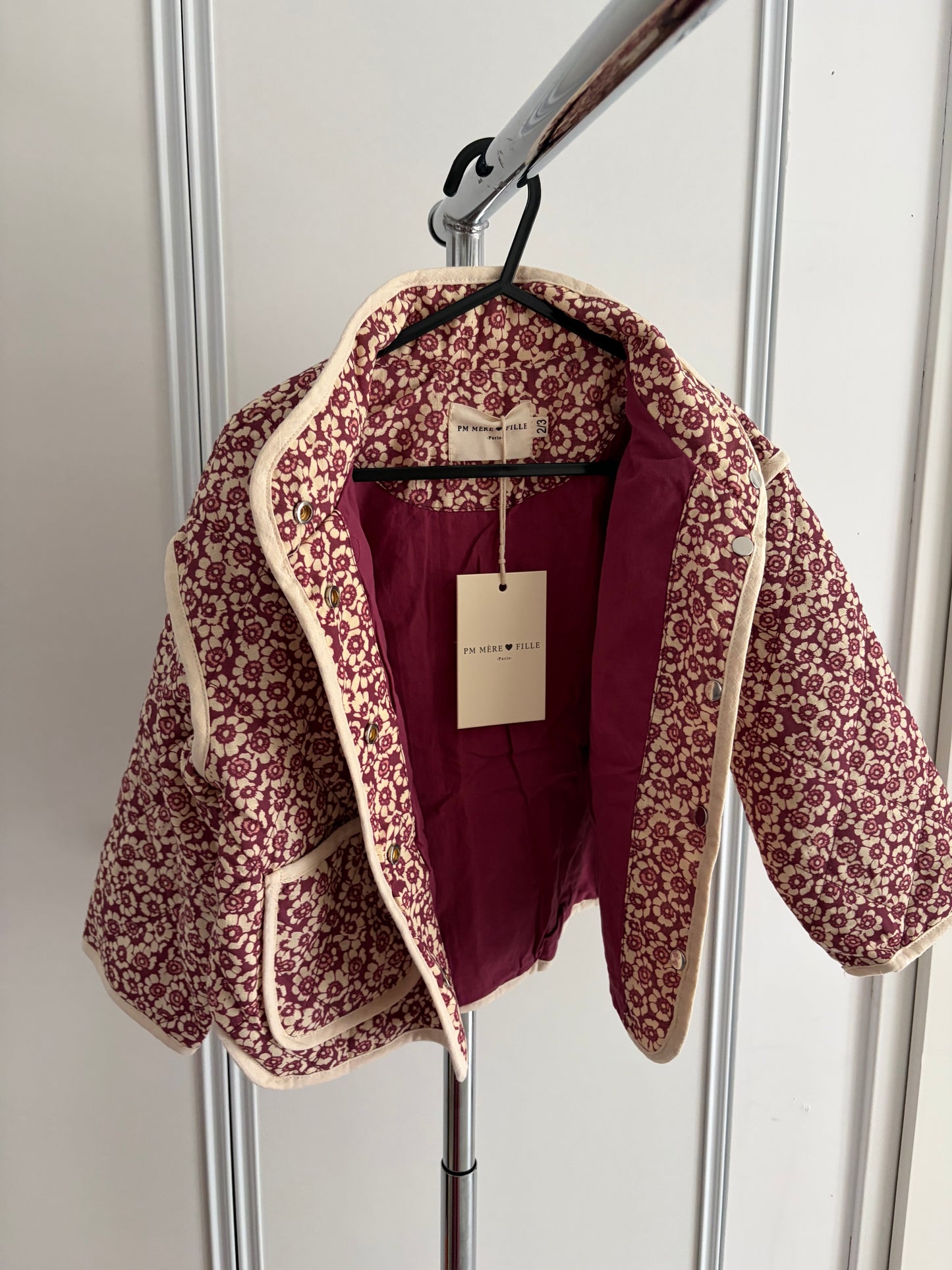 Veste fleurie mi-saison 🌺