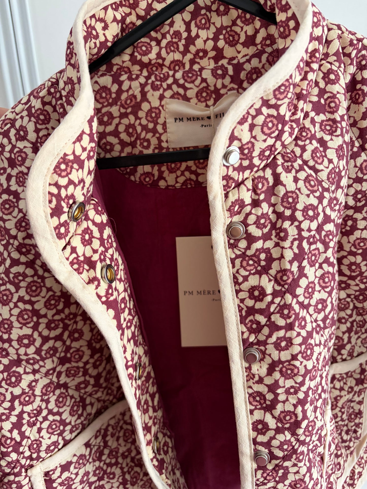 Veste fleurie mi-saison 🌺
