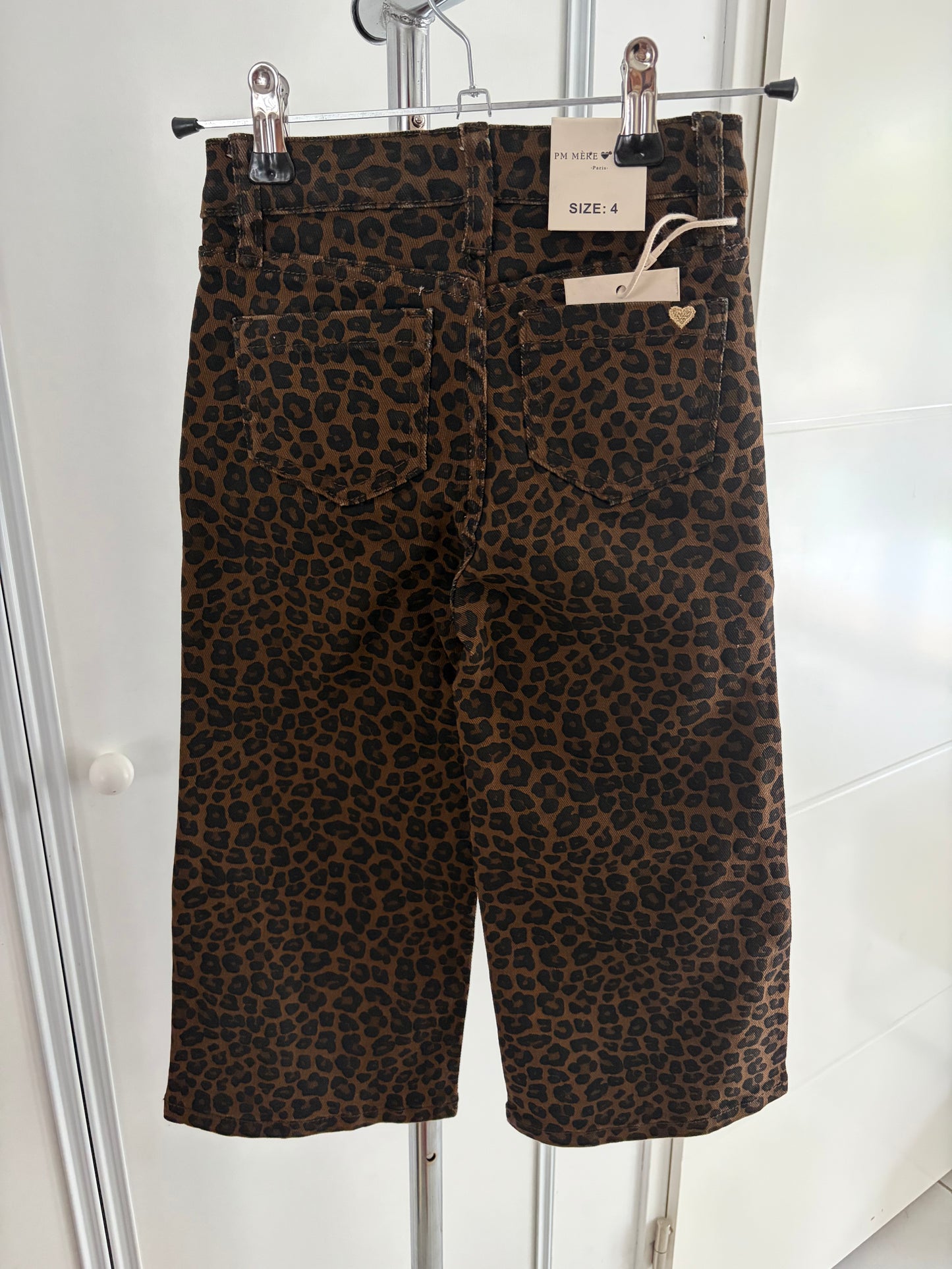 Jeans imprimer léopard