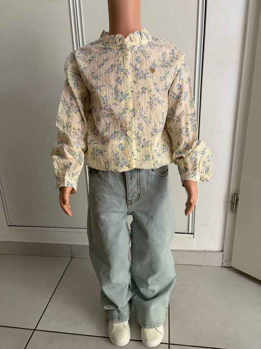 Blouse fleurie