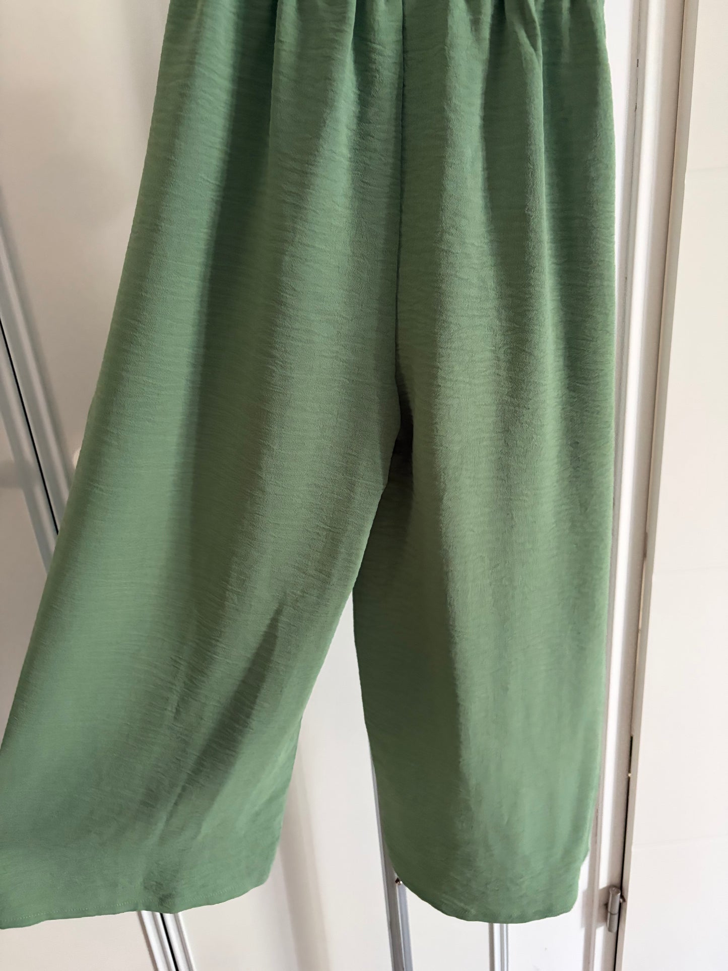 Pantalon vert fluide