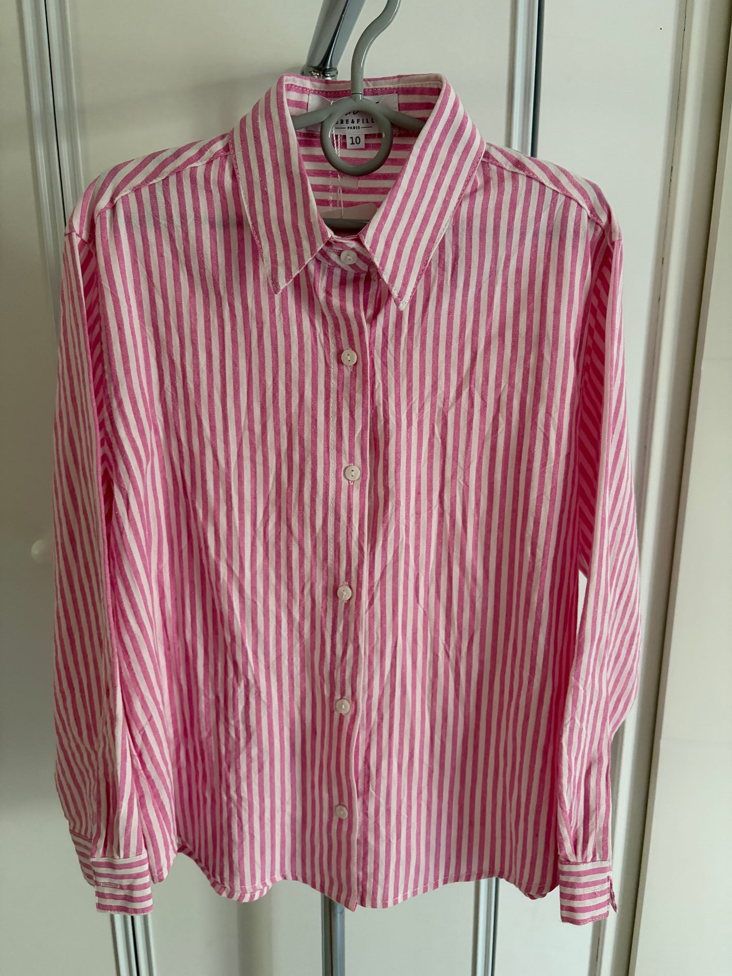 Chemise rose rayé «  Summer Love »