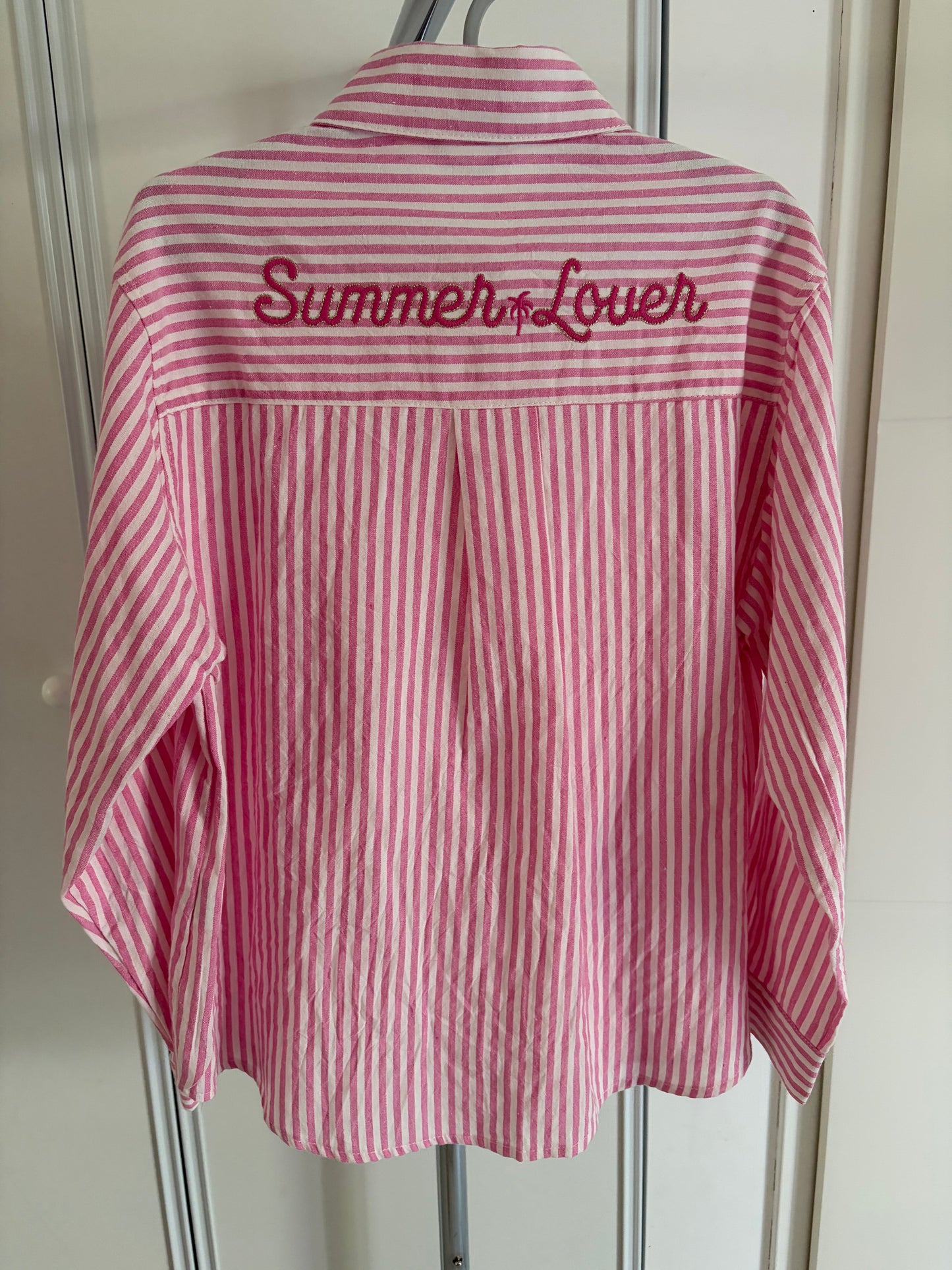 Chemise rose rayé «  Summer Love »