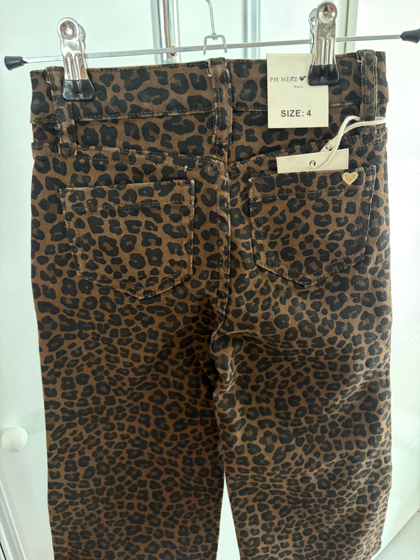 Jeans imprimer léopard