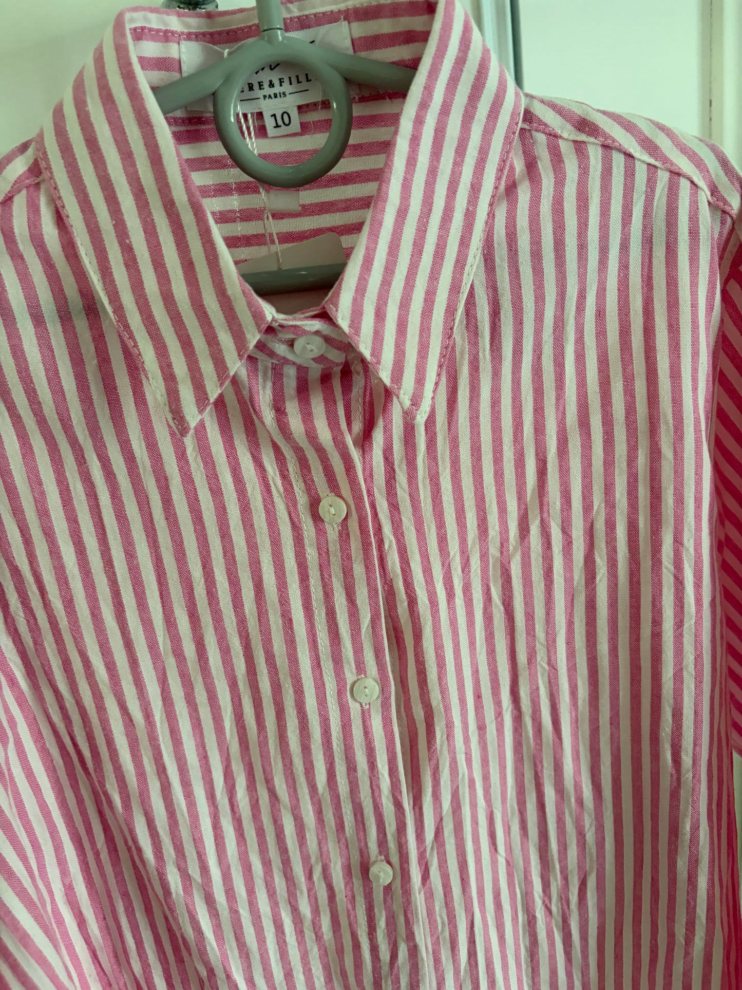 Chemise rose rayé «  Summer Love »