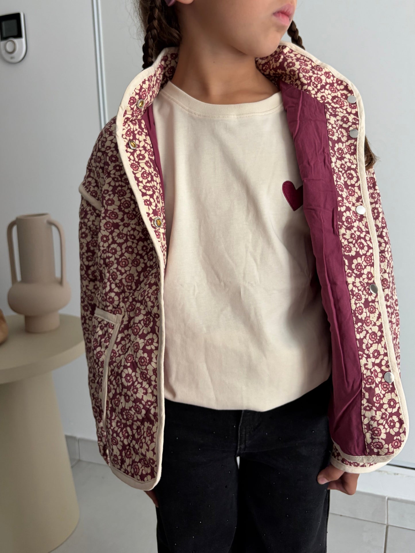 Veste fleurie mi-saison 🌺