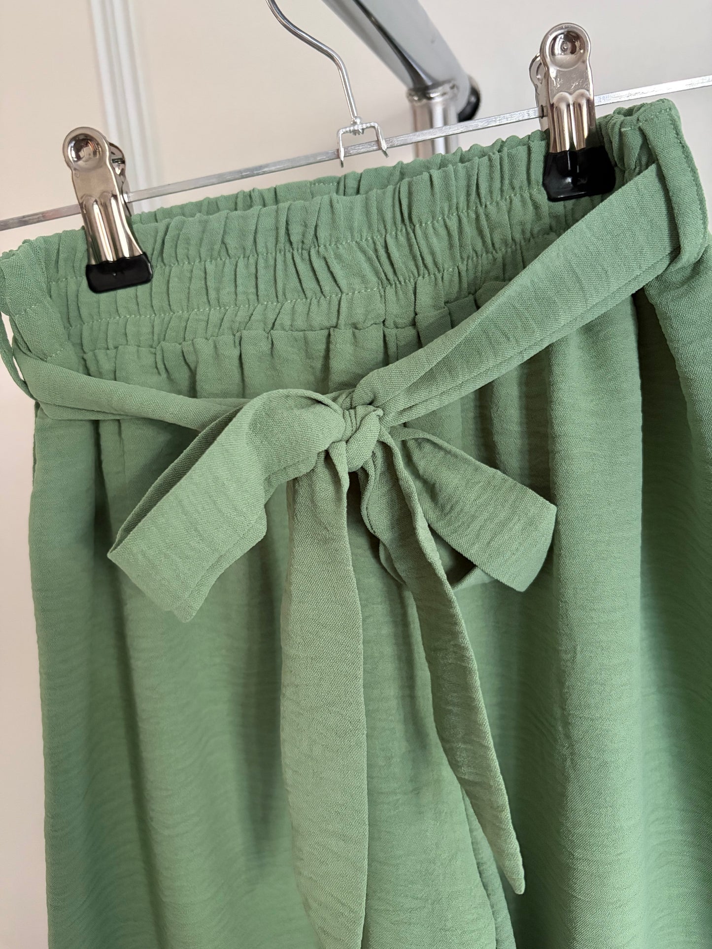 Pantalon vert fluide