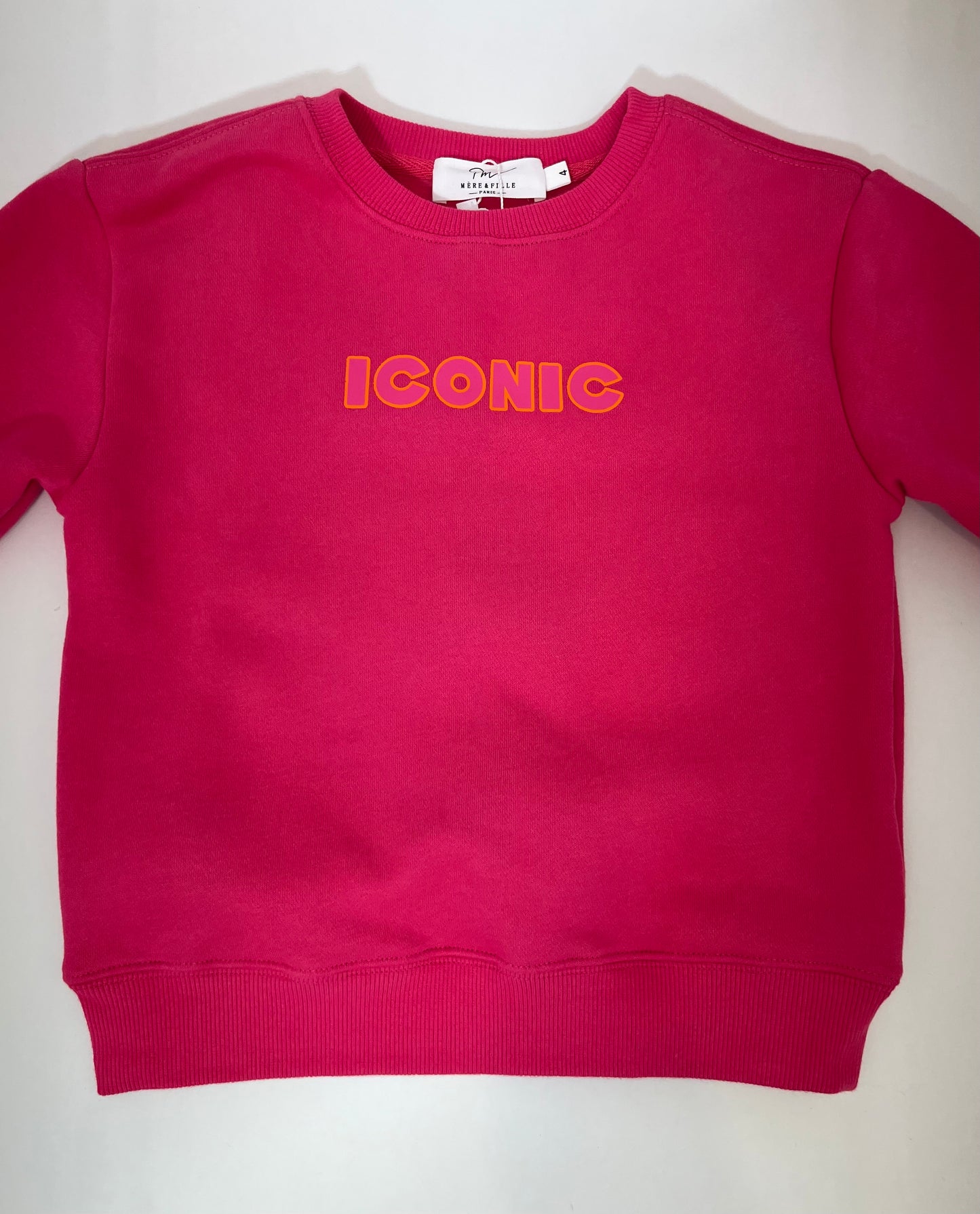Sweat enfant rose « ICONIC »