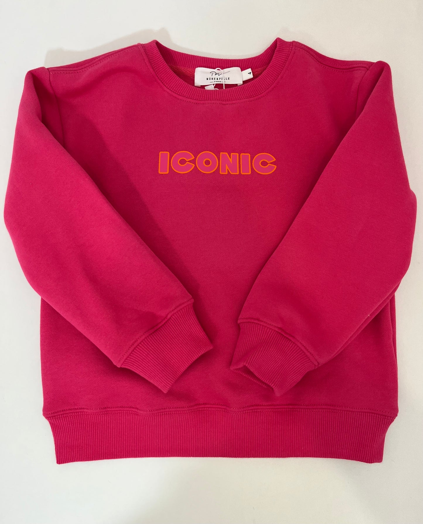 Sweat enfant rose « ICONIC »