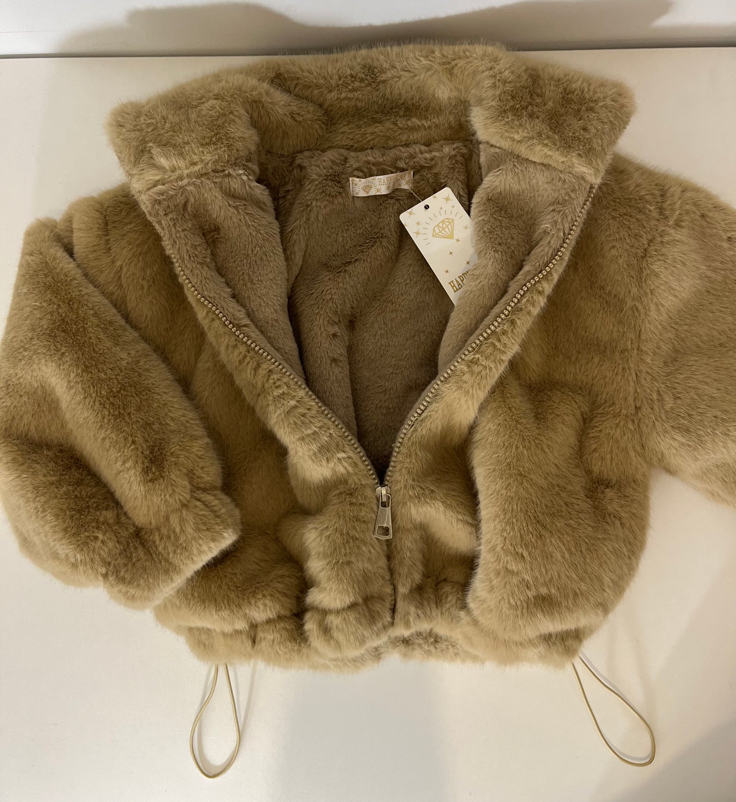 Veste effet fourrure
