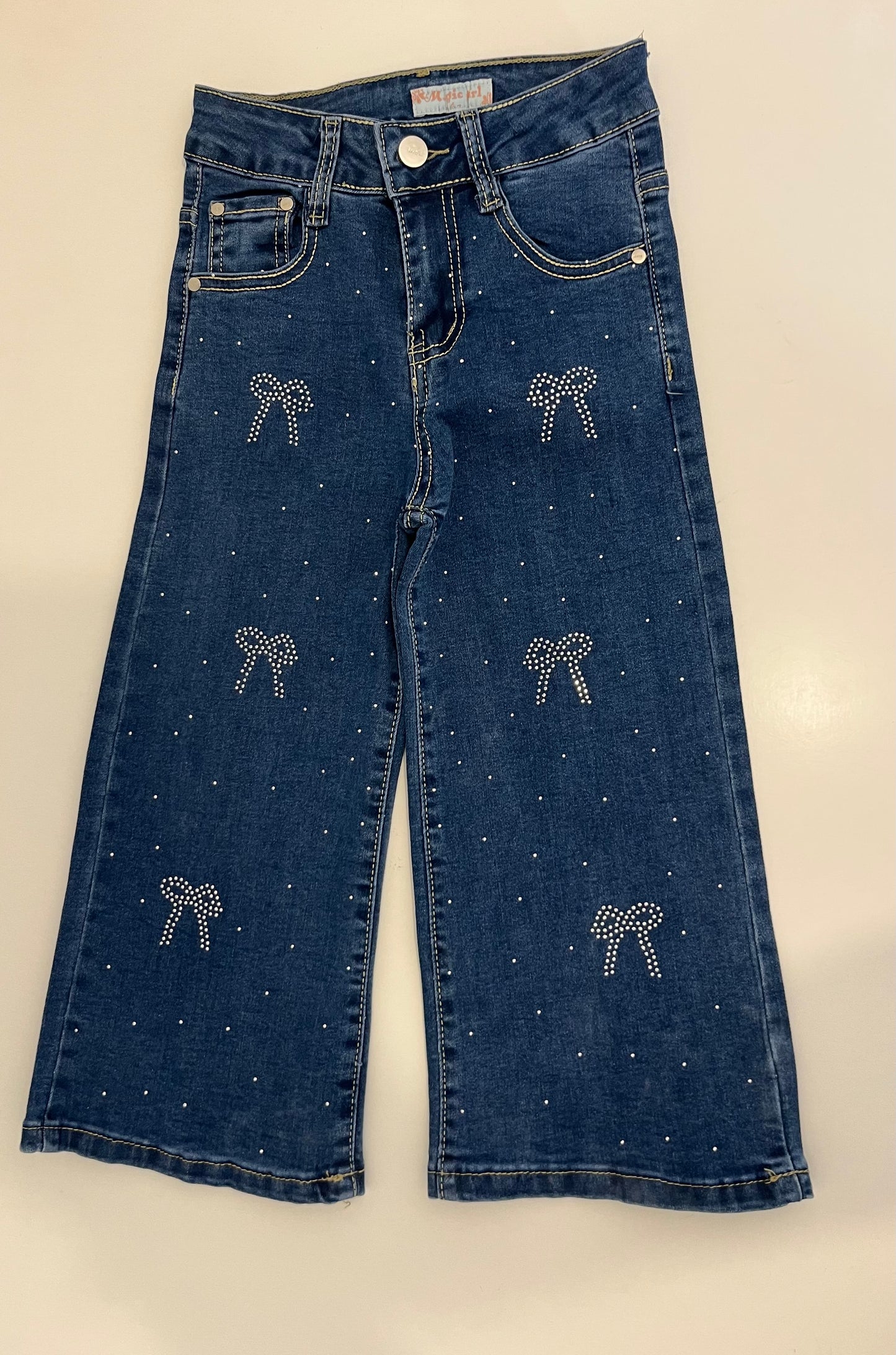 jean stretch avec noeuds