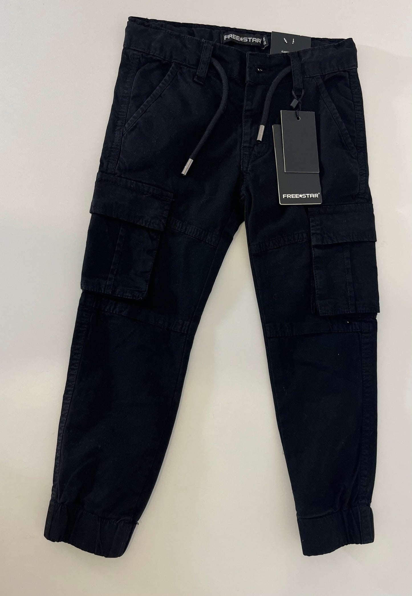 Pantalon noir style cargo