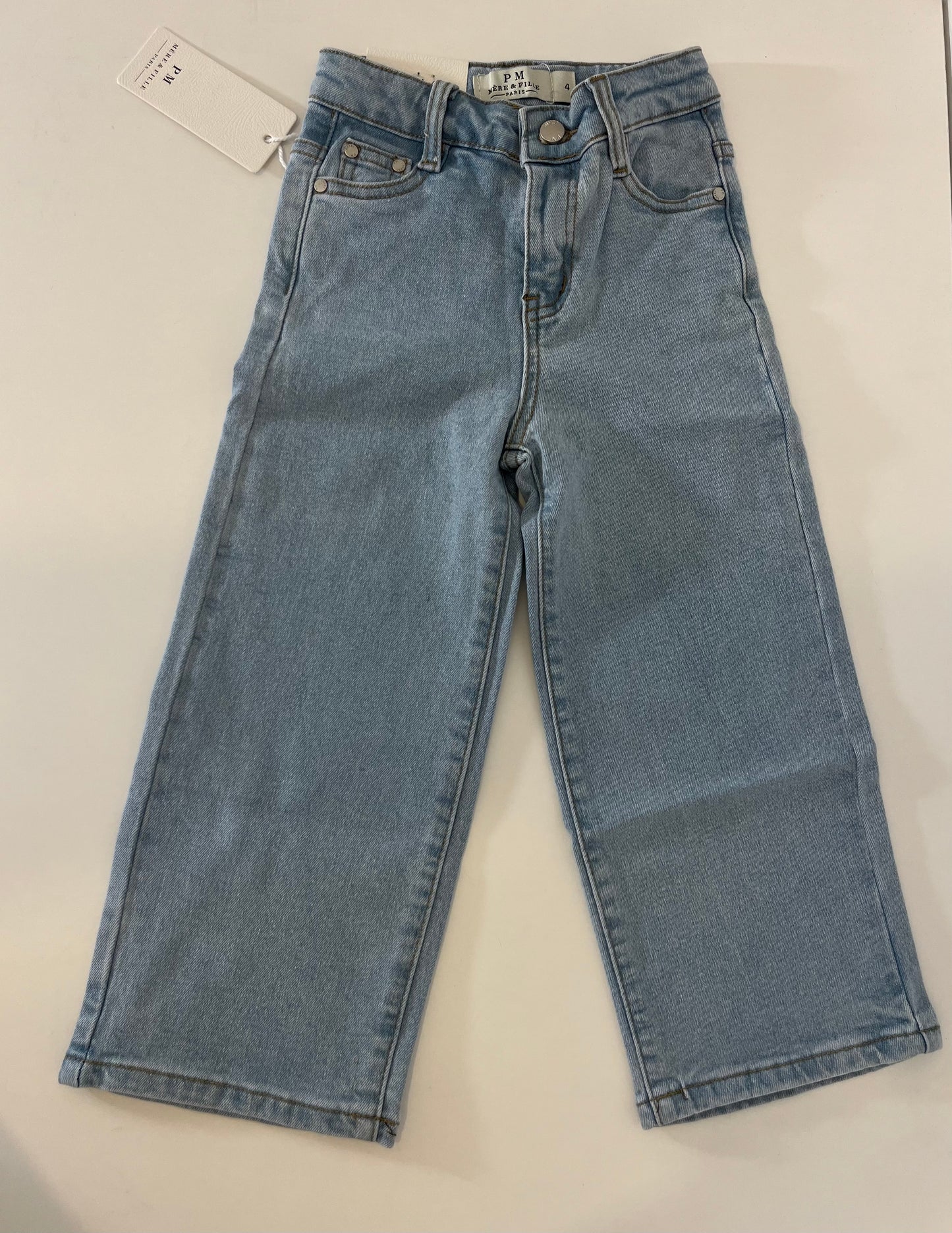 Jean bleu clair coupe droite